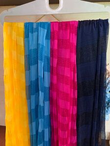 Set of 4 Vibrant Dupattas