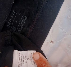 Nike Black Sports Bra with hooter shorts