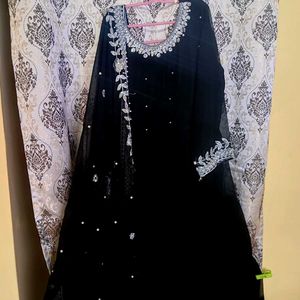 Elegant Black Ethnic Gown