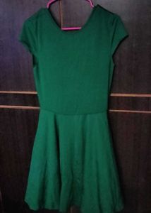 Green Skater Dress