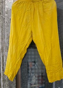 Yellow Kurta set with design