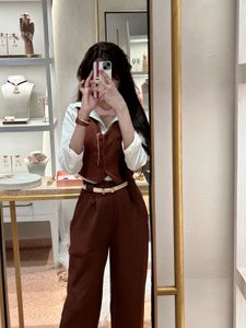 Chic Chocolate Brown Vest