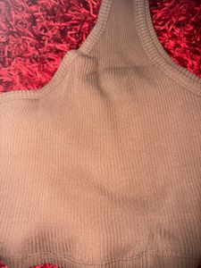 NA-KD One Shoulder Ribbed Crop Top