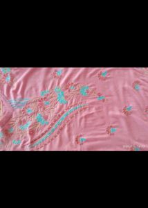 Embroidered Pink Kurta Set with Dupatta