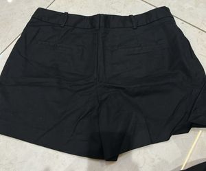 ZARA Black Casual Shorts