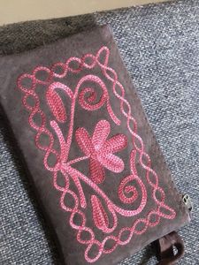 Embroidered Coin Pouch