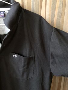 Mens Black Polo T Shirt