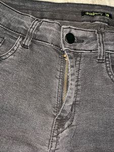Stylish Distressed Black Jeans