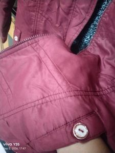 Maroon Padded Jacket