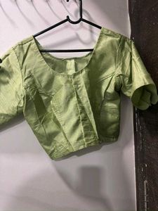 Sequins Green Saree with Blouse