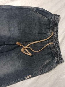 Wide Leg Denim Pants