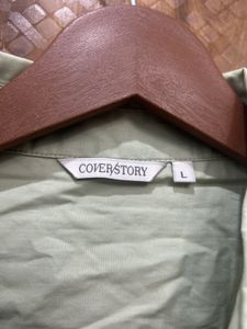 COVER STORY Cotton Collared Shirt(Brand new