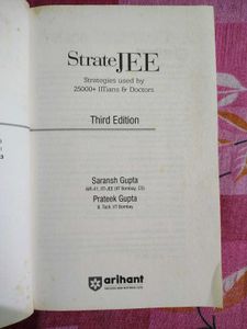 StrateJEE Arihant 3rd Edition JEE Prep Book