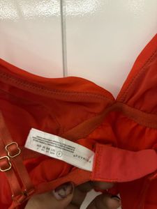 Chic Red Satin Cami Top