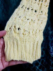 Pretty Yellow Knitted Top