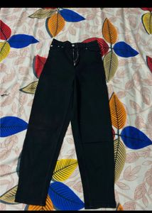 Classic Black Wide Leg Trousers