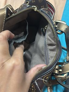 Stylish Monogram Satchel with Coin Pouch