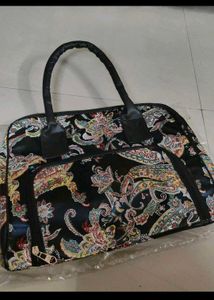 Big embroidered handbag new with tag
