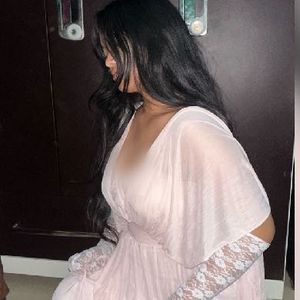 Elegant Pink Ethnic Gown