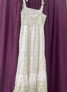 Boho Smocked Maxi Dress