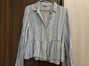 Striped Peplum Blouse