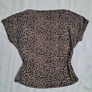 Y2k Vintage Sexy Leopard Print Backless Top
