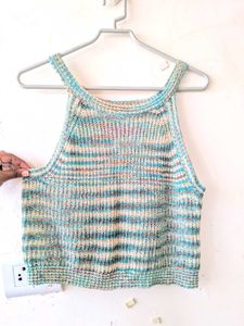 Striped Knit Tank Top