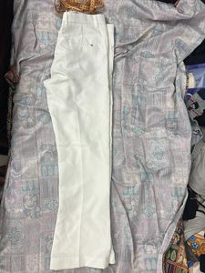 Men's Classic White Bootcut Pant