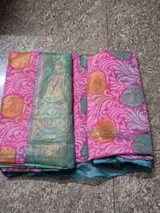 pink saree