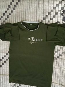 Olive Green Graphic Tee