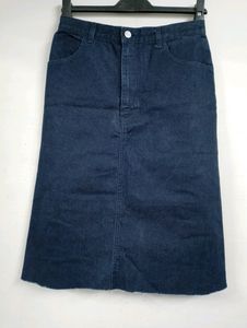 Denim Long Skirt