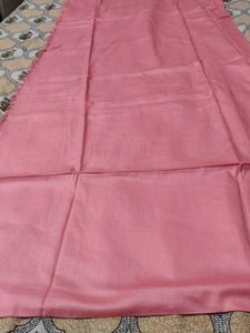 Pink Floral Dress Material with Dupatta