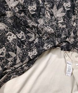 Elegant Floral Print stretchable top