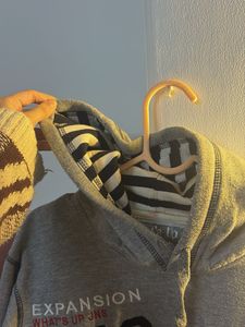 Gray Express Hoodie