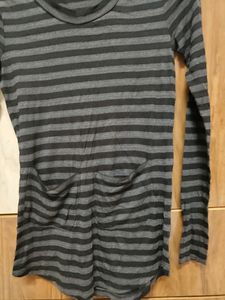 Black An Grey Line T Shirt
