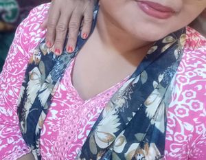 Vibrant Pink Kurta Set with Scarf