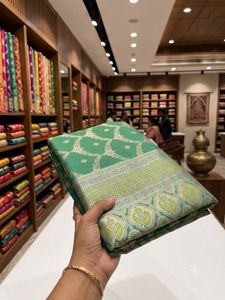 Beautiful Green Silk Saree