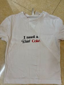 I Need A Diet Coke Cropped Tee