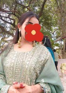 Elegant Green Kurta Set with Dupatta