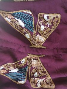 Embellished Butterfly Shirt