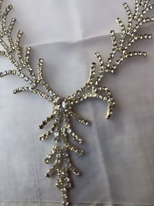 Rhinestone Necklace &amp; Earring Set