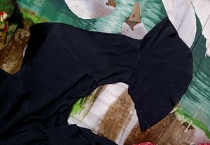 Chic Black Bell Sleeve Top