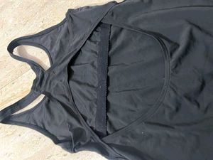 Black One Piece Swimsuit/bodysuit