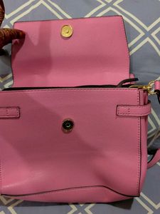 Chic Pink Crossbody Shoulder Bag