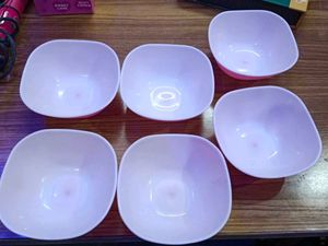 Pink Dinnerware Bowls Set Of 6