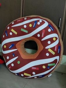Giant Donut Plush Pillow