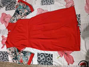 Excellent Quality Red Midi 🥰♥️♥️♥️