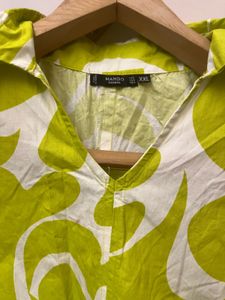 MANGO pure cotton green Tunic