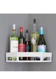 Plastic Bathroom Shelf for Wall, Self-Adhesiv