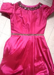 Party Wear, Gown, Size -L, Wear One Time